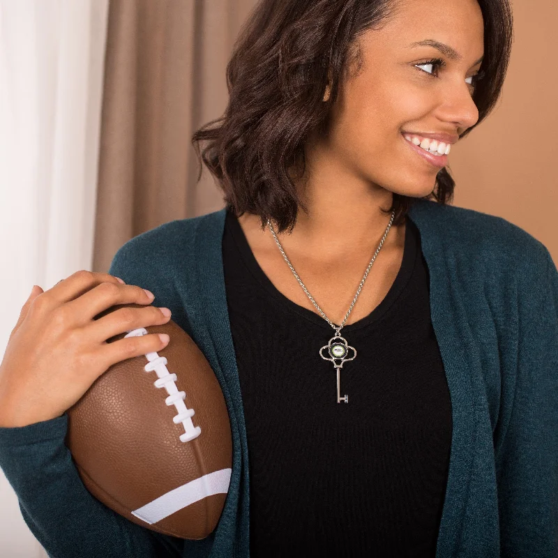 Luxury Handcrafted Jewelry For Elegant Looks Officially Licensed NFL Stainless Steel Necklace Luxury Handcrafted Jewelry For Elegant Looks Officially Licensed NFL Stainless Steel Necklace