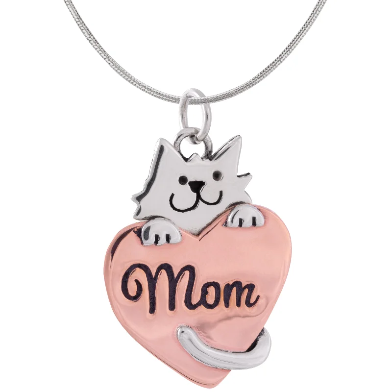 The Perfect Jewelry Piece At The Perfect Price Cat Mom Copper Heart Necklace