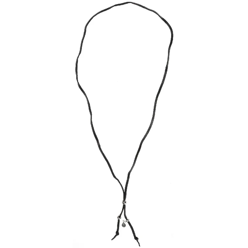 Stunning Jewelry At A Fraction Of The Price Sterling & Leather Necklace