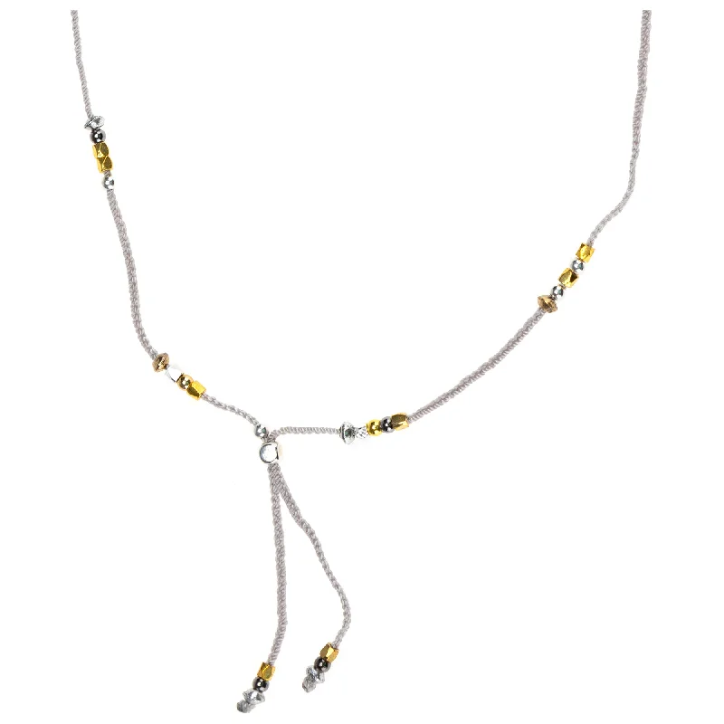 Shop Signature Jewelry Styles At Exclusive Prices Mixed Metal & Silver Silk Necklace Wrap Bracelet Shop Signature Jewelry Styles At Exclusive Prices Mixed Metal & Silver Silk Necklace Wrap Bracelet
