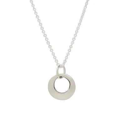 Unique Jewelry For Less – Shop The Sale Now Circle Sterling Silver Necklace