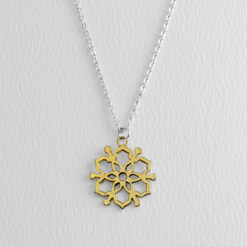 The Biggest Jewelry Sale Of The Year Is Here Moroccan Mandala Sterling & Brass Necklace The Biggest Jewelry Sale Of The Year Is Here Moroccan Mandala Sterling & Brass Necklace