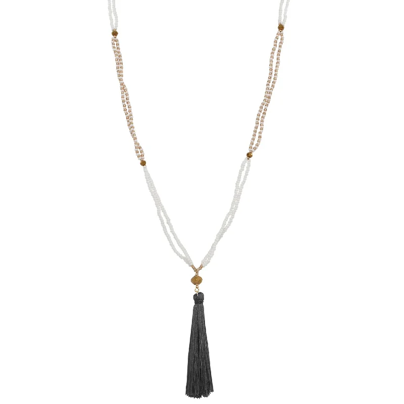 Best Jewelry Sale Prices – Limited-Time Offer Everyday Basic Czech Glass Beads & Silk Tassel Necklace Best Jewelry Sale Prices – Limited-Time Offer Everyday Basic Czech Glass Beads & Silk Tassel Necklace