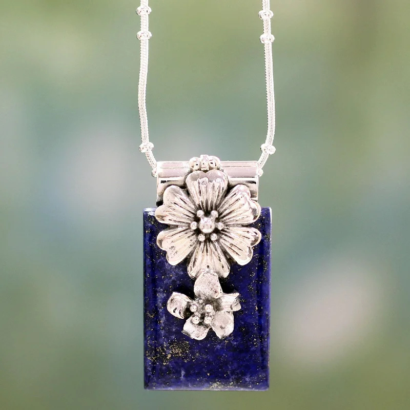 Best Jewelry Deals – Shop Premium Pieces At Great Prices Blue Lily Lapis Lazuli & Sterling Silver Pendant Necklace Best Jewelry Deals – Shop Premium Pieces At Great Prices Blue Lily Lapis Lazuli & Sterling Silver Pendant Necklace