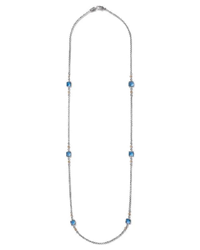 Jewelry Sale Bonanza – Grab Your Sparkle Now Konstantino Anthos Sterling Silver 18k Gold Corundum Necklace KOMK4792-478-36 6U Jewelry Sale Bonanza – Grab Your Sparkle Now Konstantino Anthos Sterling Silver 18k Gold Corundum Necklace KOMK4792-478-36 6U