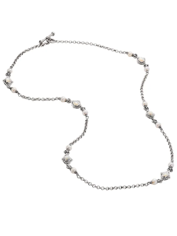Exclusive Gemstone Jewelry At Special Prices Konstantino Nykta Sterling Silver & Black Onyx Necklace KOMK4607-120-CUT-36 Exclusive Gemstone Jewelry At Special Prices Konstantino Nykta Sterling Silver & Black Onyx Necklace KOMK4607-120-CUT-36