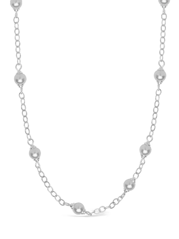 Discounted Jewelry For A Glamorous Look Stationed Pearl Face Mask Chain