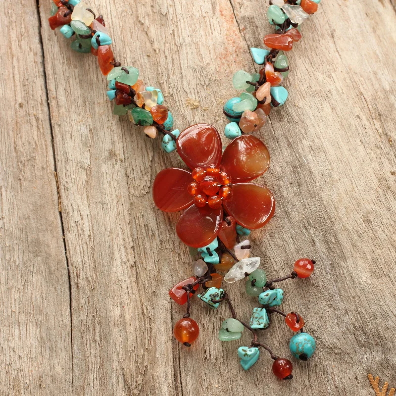Timeless Beauty, Unbeatable Deals – Jewelry Sale On Summer Flower Y-Necklace