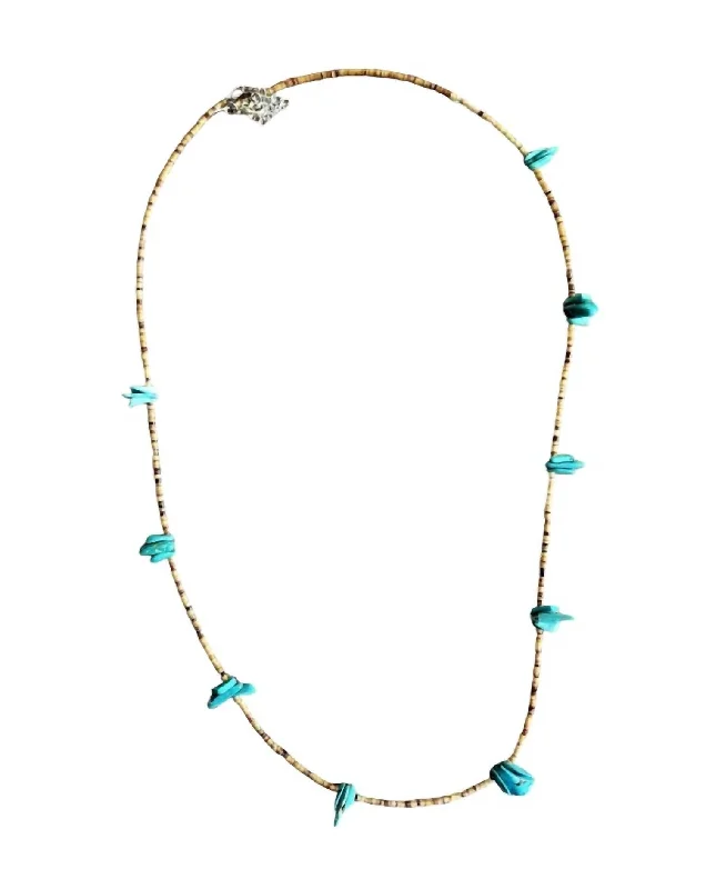 Holiday Jewelry Sale – Perfect Gifts At Great Prices Women's Turquoise And Shell Necklace In Blue Holiday Jewelry Sale – Perfect Gifts At Great Prices Women's Turquoise And Shell Necklace In Blue