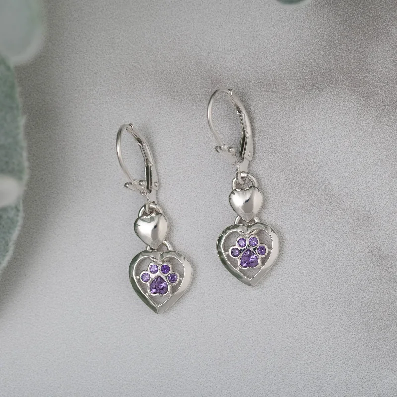 Grab Your Favorite Jewelry At The Lowest Prices Paws In My Heart Sterling Earrings