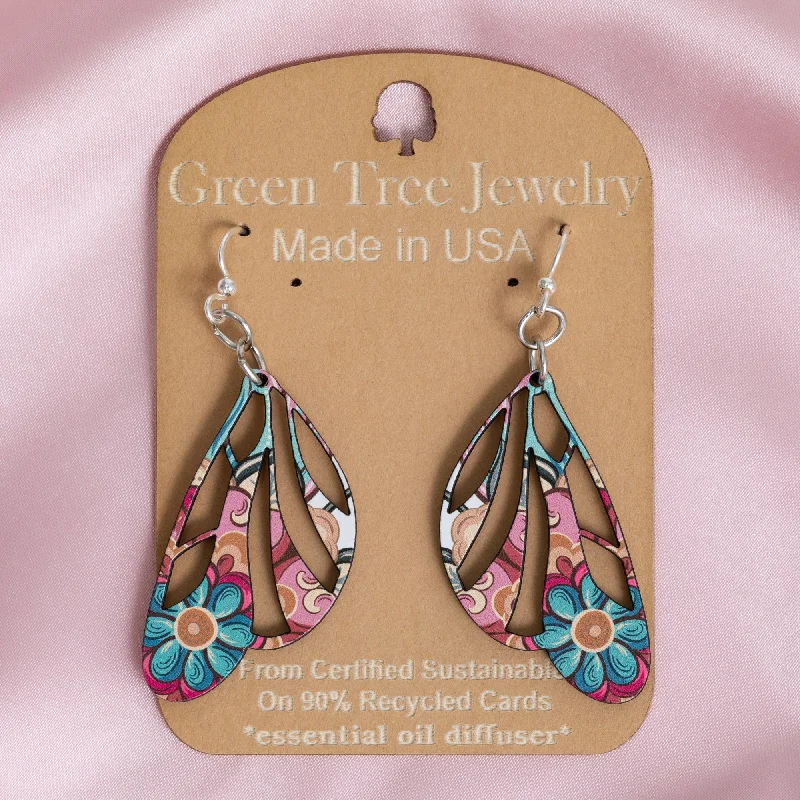 Versatile Layering Jewelry For Effortless Chic Butterfly Floral Wings Wooden Earrings Versatile Layering Jewelry For Effortless Chic Butterfly Floral Wings Wooden Earrings
