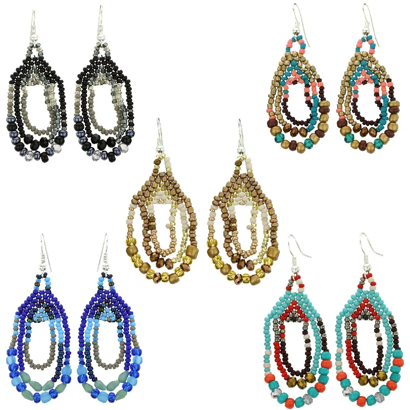 Final Call For Exquisite Jewelry At Reduced Rates Three Cheers Beaded Earrings