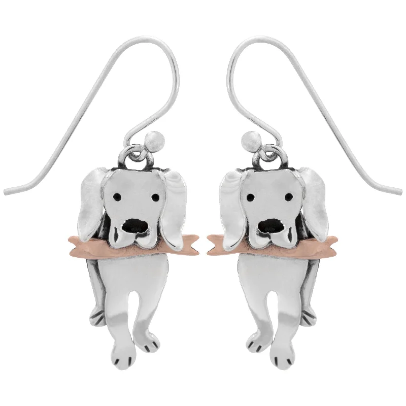 Breathtaking Jewelry, Breathtaking Prices Playful Labrador Sterling Earrings