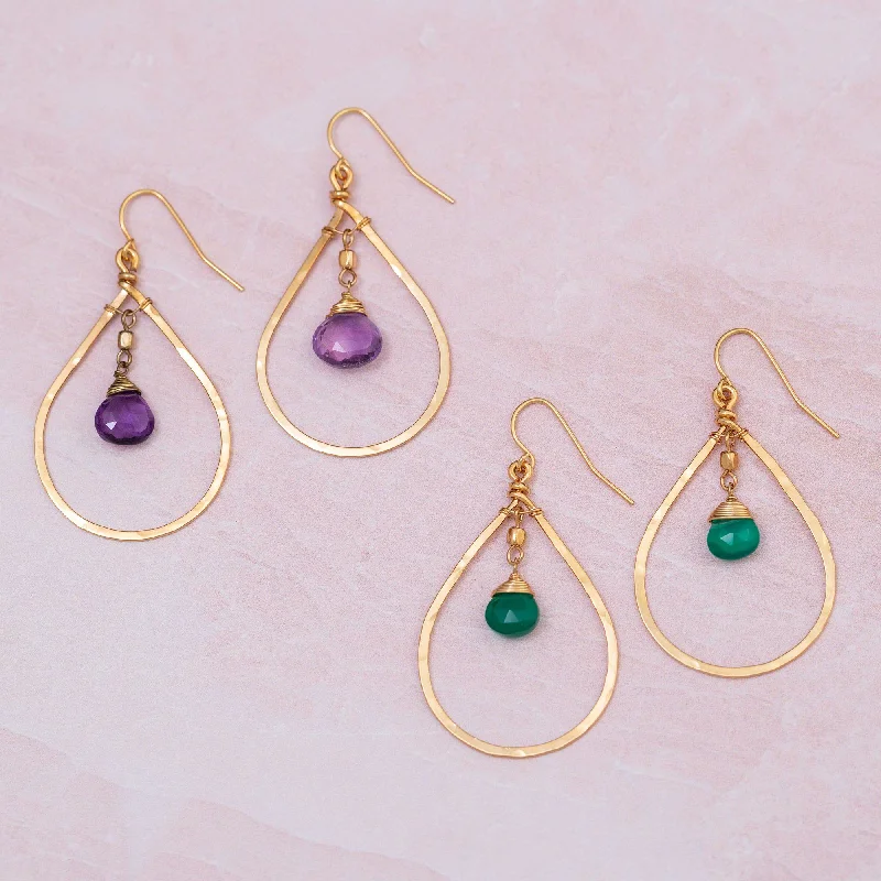 Discover Unique Jewelry With Special Limited-Time Offers Gemstone Hoop Gold-Filled Earrings Discover Unique Jewelry With Special Limited-Time Offers Gemstone Hoop Gold-Filled Earrings