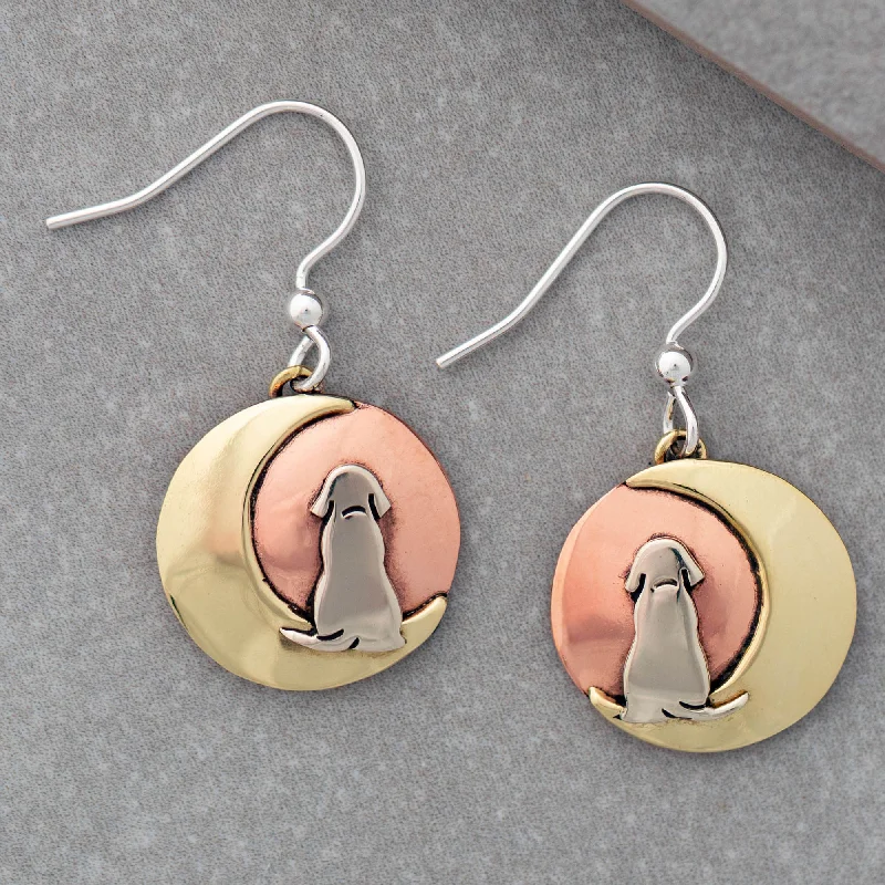 Unique Jewelry Designs Now At Discounted Rates Moonlight Dog Earrings | Fair Trade