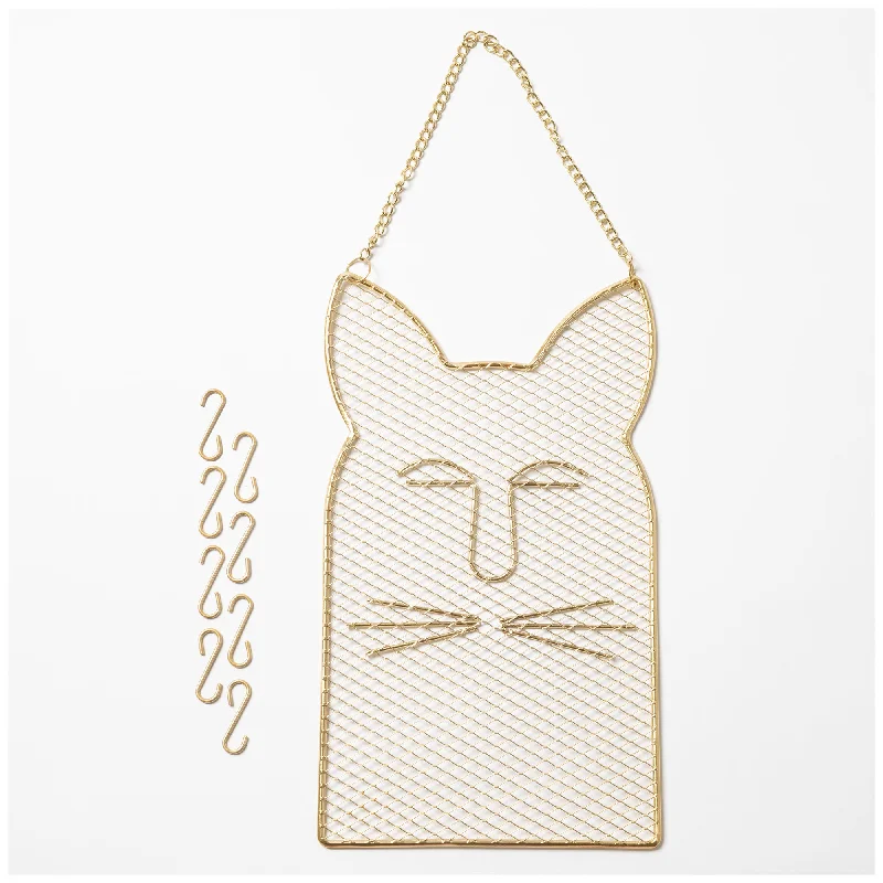 Buy More, Save More On Stunning Jewelry Pieces Cat Silhouette Metal Hanging Jewelry Organizer Buy More, Save More On Stunning Jewelry Pieces Cat Silhouette Metal Hanging Jewelry Organizer