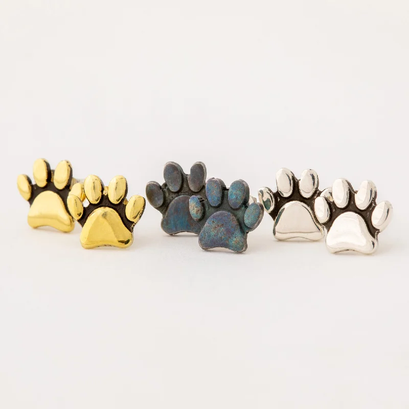 Shop Stylish Jewelry Now And Save Big All Over Paws Post Earrings - Set of 3