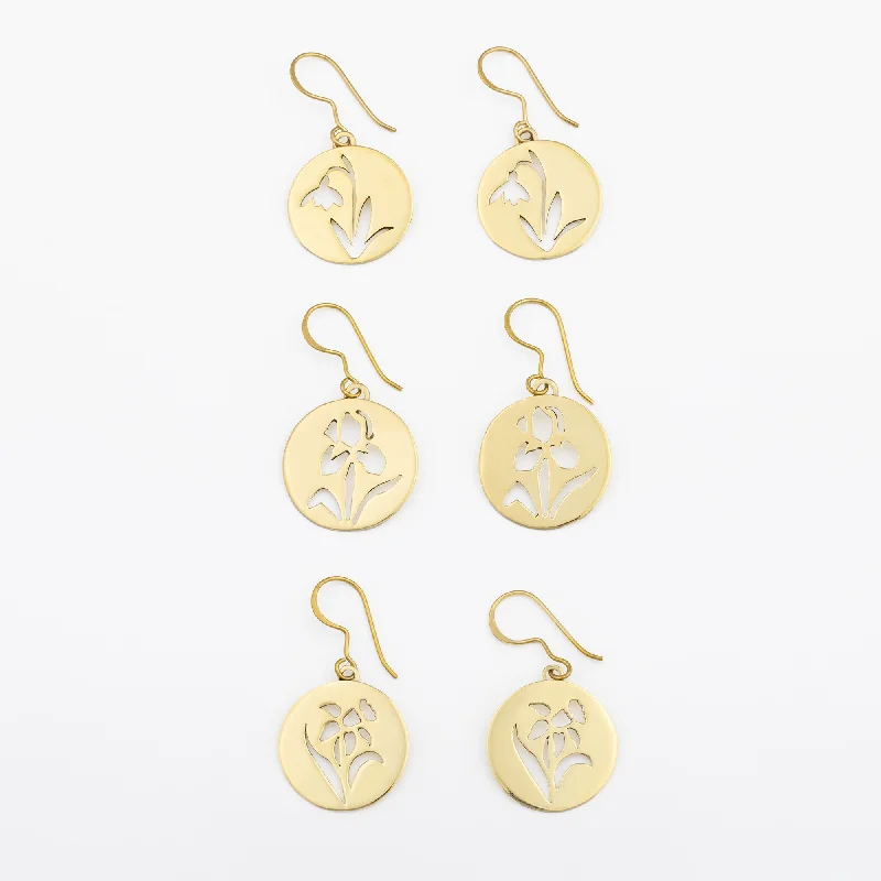 Don't Miss Out On Jaw-Dropping Jewelry Discounts Birth Month Flower Earrings