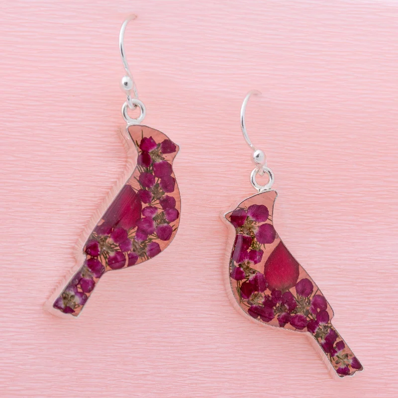 Exclusive Jewelry Sale – Limited-Time Discounts Real Flowers & Sterling Cardinal Earrings Exclusive Jewelry Sale – Limited-Time Discounts Real Flowers & Sterling Cardinal Earrings