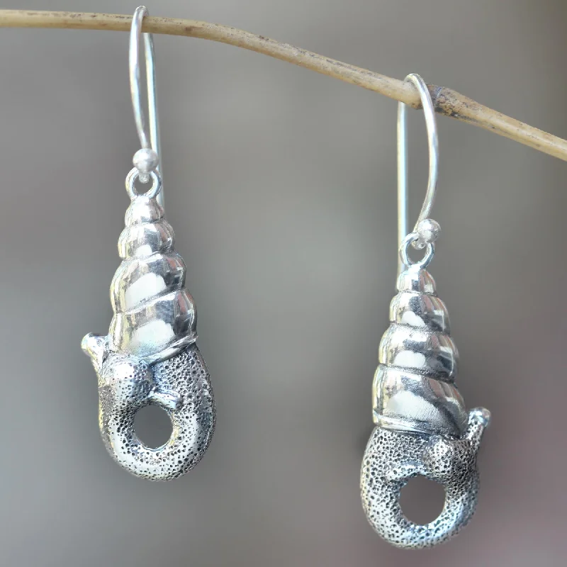 Elegant Jewelry, Affordable Luxury – Shop Now Balinese Snail Indonesian Sterling Silver Dangle Earrings Elegant Jewelry, Affordable Luxury – Shop Now Balinese Snail Indonesian Sterling Silver Dangle Earrings