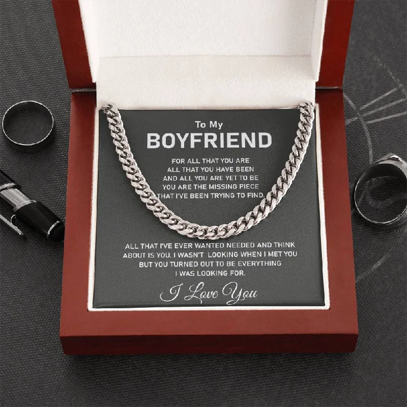 Flash Sale On Elegant Jewelry – Don't Miss Out To My Boyfriend - You Are The Missing Piece That I'Ve Been Trying To Find - Necklace Flash Sale On Elegant Jewelry – Don't Miss Out To My Boyfriend - You Are The Missing Piece That I'Ve Been Trying To Find - Necklace