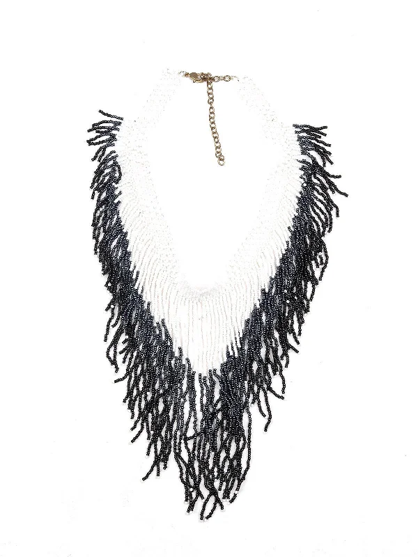 Dazzle With Discounts – Shop Jewelry On Sale Odette Women Black And White Beaded Whimsical Gorgeous Necklace Dazzle With Discounts – Shop Jewelry On Sale Odette Women Black And White Beaded Whimsical Gorgeous Necklace
