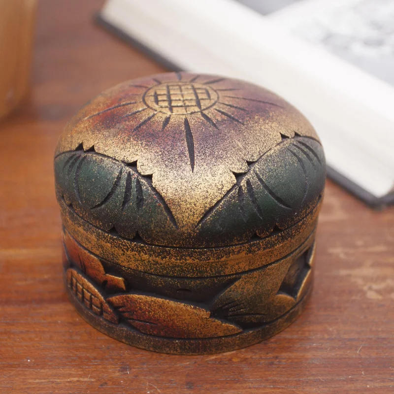 Seasonal Jewelry Clearance – Best Styles At The Lowest Prices Bougainvillea Blossom Mahogany Wood Round Metallic Gold Keepsake Jewelry Box Seasonal Jewelry Clearance – Best Styles At The Lowest Prices Bougainvillea Blossom Mahogany Wood Round Metallic Gold Keepsake Jewelry Box