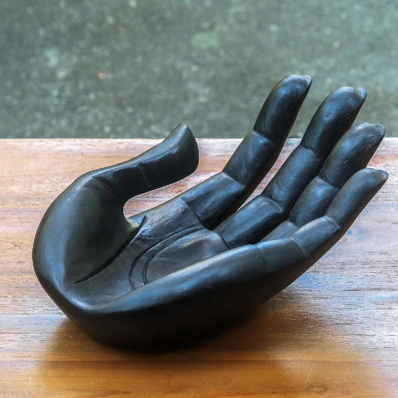Grab Stylish Jewelry Before The Sale Ends Catchall Thankfulness Wood Hand Sculpture