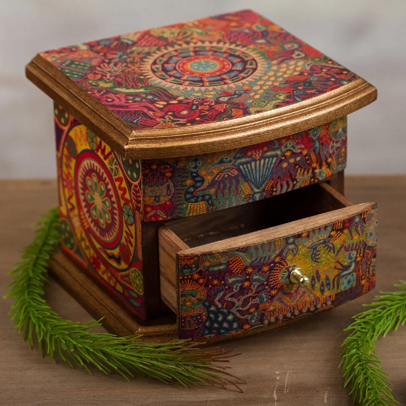 Shop Trending Jewelry With Exclusive Savings Colorful Huichol Decoupage Pinewood Jewelry Box Shop Trending Jewelry With Exclusive Savings Colorful Huichol Decoupage Pinewood Jewelry Box