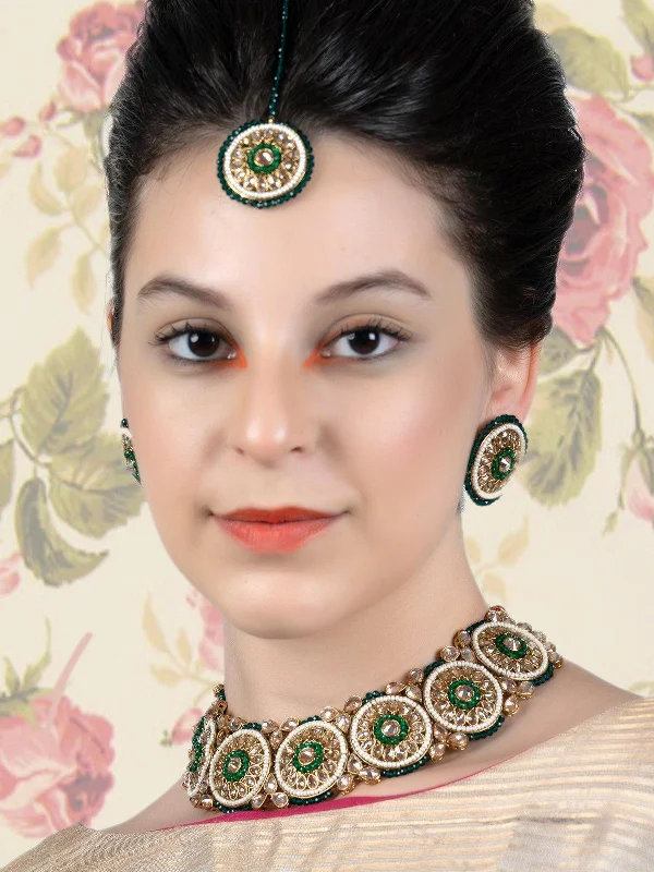 Shine In Style – Shop Jewelry Discounts Today Odette Women Gold Tone Pearls -Green Onyx Choker Set Shine In Style – Shop Jewelry Discounts Today Odette Women Gold Tone Pearls -Green Onyx Choker Set