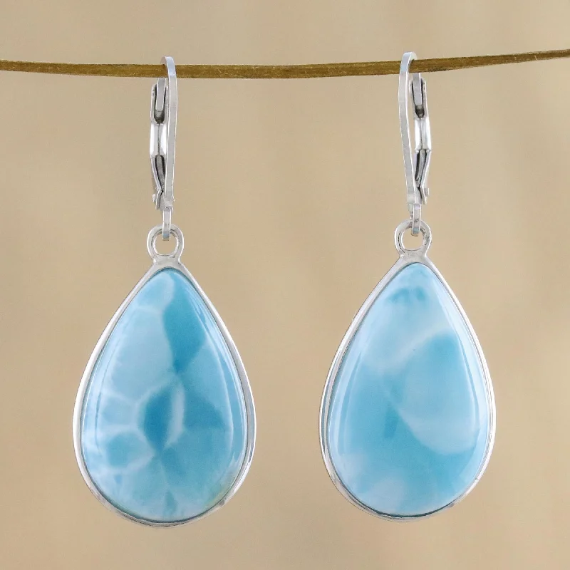 Elegant Jewelry, Exclusive Prices – Shop Now Ethereal Sky Larimar Sterling Silver Earrings Elegant Jewelry, Exclusive Prices – Shop Now Ethereal Sky Larimar Sterling Silver Earrings
