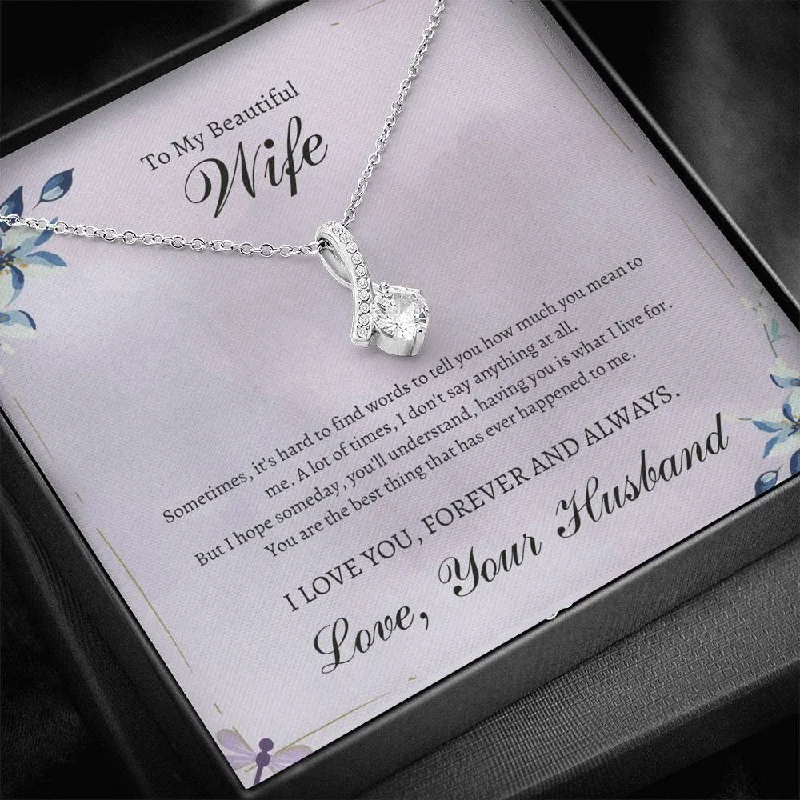 Premium Diamond Jewelry At Once-In-A-Lifetime Discounts To My Beautiful Wife - Anniversary - Alluring Love Pendant Premium Diamond Jewelry At Once-In-A-Lifetime Discounts To My Beautiful Wife - Anniversary - Alluring Love Pendant