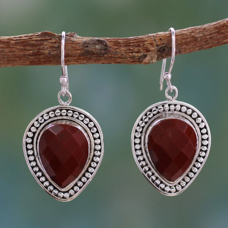 Special Sale On Handcrafted Jewelry – Shop Today Facets of Fire Faceted Red Jasper Dangle Earrings Special Sale On Handcrafted Jewelry – Shop Today Facets of Fire Faceted Red Jasper Dangle Earrings