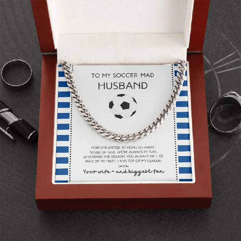 Gorgeous Jewelry, Limited-Time Savings Handmade Jewelry - Personalized Gifts Custom Card Message Necklace Handmade Necklace To My Soccer-mad Husband You Gorgeous Jewelry, Limited-Time Savings Handmade Jewelry - Personalized Gifts Custom Card Message Necklace Handmade Necklace To My Soccer-mad Husband You
