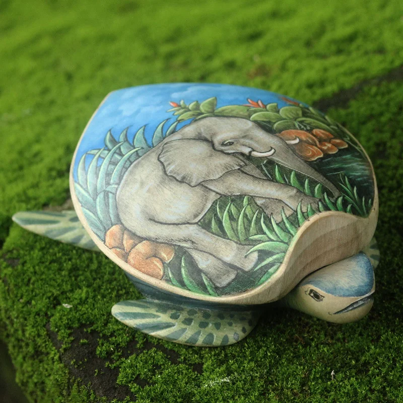 Limited Stock On Premium Jewelry At Low Prices Handpainted Crocodile Wood Turtle Jewelry Box Limited Stock On Premium Jewelry At Low Prices Handpainted Crocodile Wood Turtle Jewelry Box