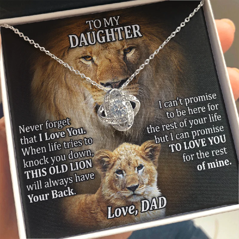 Shop Modern Jewelry Collections With Exclusive Discounts From Dad To Daughter - Eternal Love Knot Necklace Shop Modern Jewelry Collections With Exclusive Discounts From Dad To Daughter - Eternal Love Knot Necklace