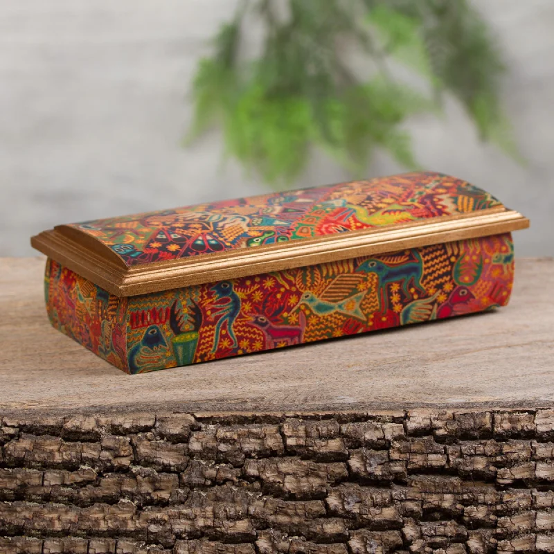 Personalized Jewelry Sale – Meaningful Gifts At Great Prices Huichol Fiesta Huichol Theme Decoupage Jewelry Box with Mirror Personalized Jewelry Sale – Meaningful Gifts At Great Prices Huichol Fiesta Huichol Theme Decoupage Jewelry Box with Mirror