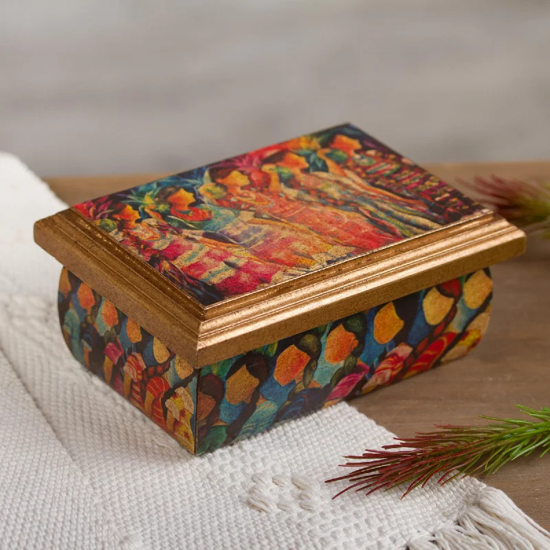 Your Dream Jewelry At Dream Prices – Shop Now Huichol Women Huichol Women on Wood Decoupage Jewelry Box with Mirror Your Dream Jewelry At Dream Prices – Shop Now Huichol Women Huichol Women on Wood Decoupage Jewelry Box with Mirror