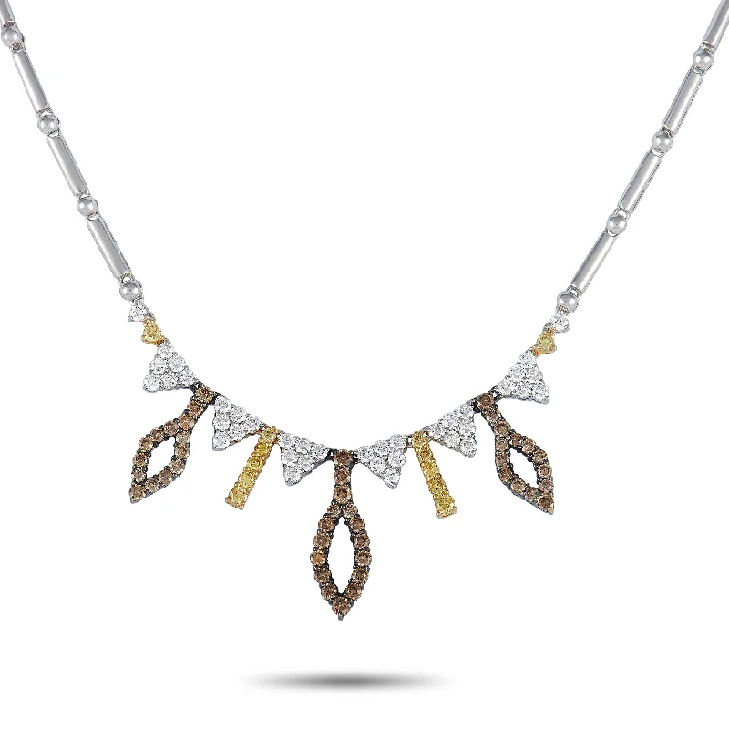 Elevate Your Jewelry Collection With Limited-Time Savings LB Exclusive 18K White Gold 2.59ct Multi-Diamond Necklace Elevate Your Jewelry Collection With Limited-Time Savings LB Exclusive 18K White Gold 2.59ct Multi-Diamond Necklace
