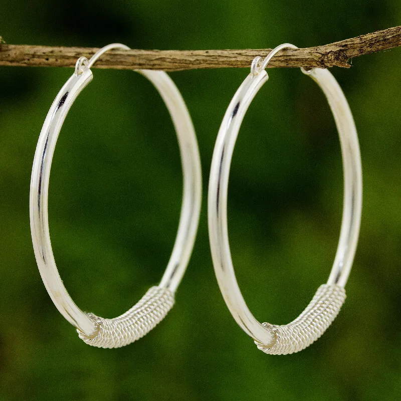 Special Deals On Handcrafted And Designer Jewelry Loop the Hoop Sterling Silver Earrings Special Deals On Handcrafted And Designer Jewelry Loop the Hoop Sterling Silver Earrings