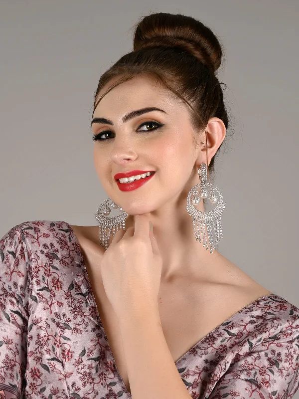 Last Chance To Grab Your Favorite Jewelry At A Discount Odette Women Pearl And Austrian Diamonds Dangler Earrings Last Chance To Grab Your Favorite Jewelry At A Discount Odette Women Pearl And Austrian Diamonds Dangler Earrings