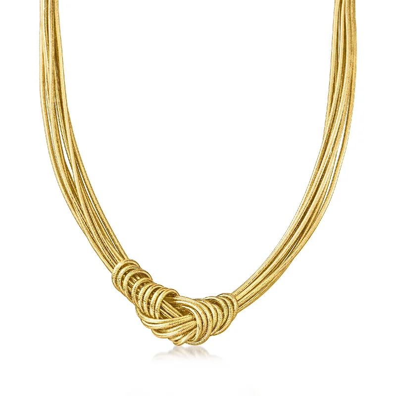 Personalized Jewelry Sale – Unique Gifts At Low Prices Ross-Simons Italian Flex Knot Necklace With 18kt Gold Over Sterling Personalized Jewelry Sale – Unique Gifts At Low Prices Ross-Simons Italian Flex Knot Necklace With 18kt Gold Over Sterling