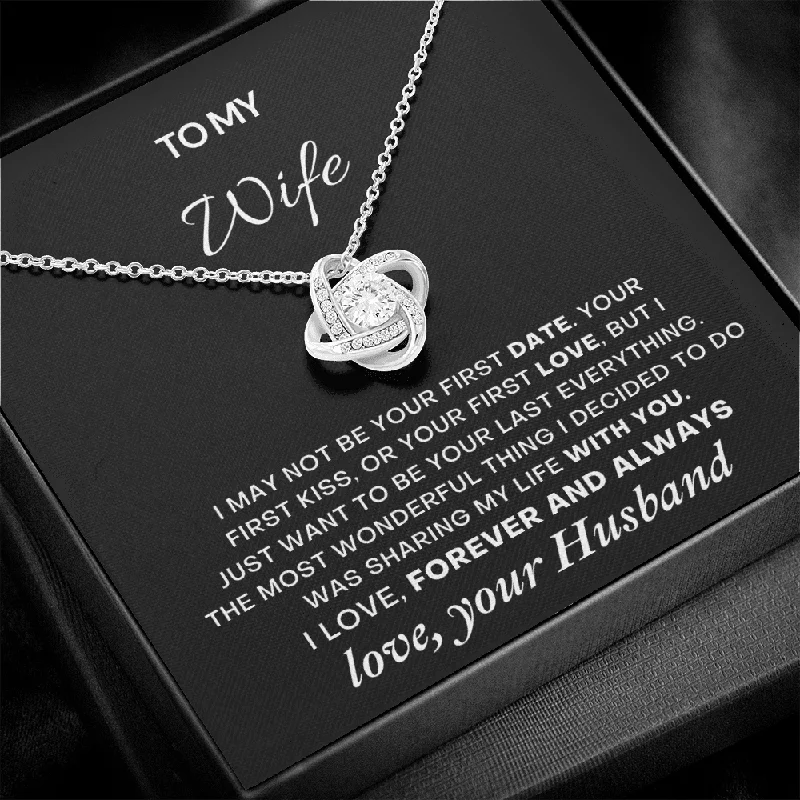 Discover Unique Jewelry With Special Limited-Time Offers To My Wife Love Knot Necklace Forever And Always Gift for Her Discover Unique Jewelry With Special Limited-Time Offers To My Wife Love Knot Necklace Forever And Always Gift for Her