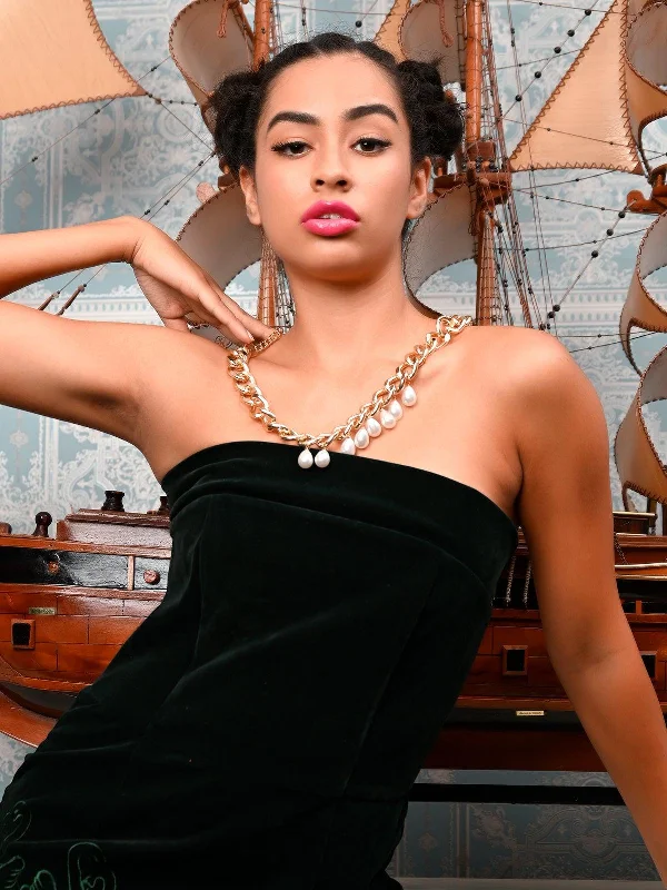 Affordable Luxury Jewelry For Every Occasion Odette Women White Metal Chain