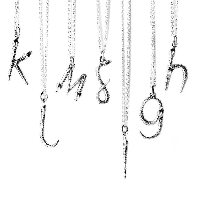 Dazzle In Elegance With Our Biggest Jewelry Sale Theo Fennell Women's Alias Letter Silver Mamba Pendant Necklace Dazzle In Elegance With Our Biggest Jewelry Sale Theo Fennell Women's Alias Letter Silver Mamba Pendant Necklace