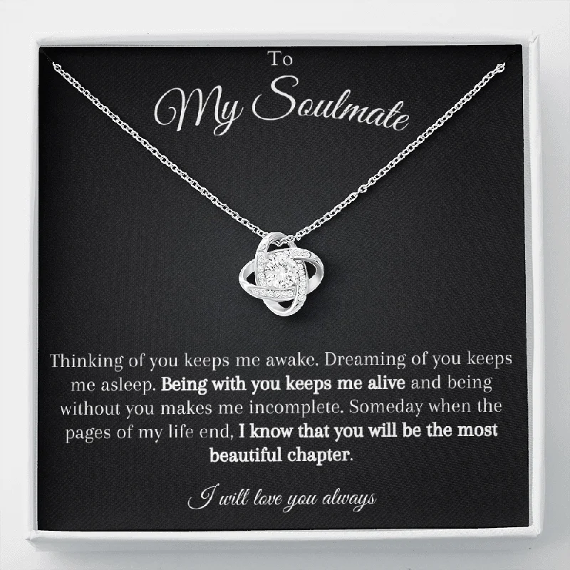 Exclusive Jewelry Sale – Sparkle For Less To My Soulmate - You Are The Most Beautiful Chapter -Necklace Exclusive Jewelry Sale – Sparkle For Less To My Soulmate - You Are The Most Beautiful Chapter -Necklace