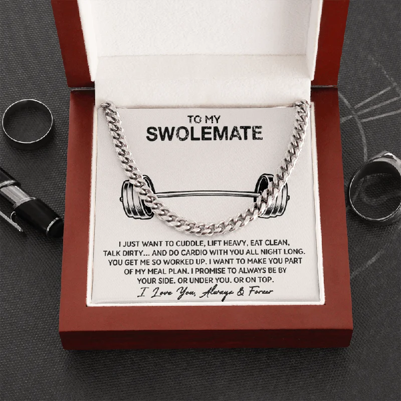 Elevate Your Jewelry Collection With Limited-Time Savings To My Swolemate - I Promise To Always Be By Your Side Chain Necklace Gift Elevate Your Jewelry Collection With Limited-Time Savings To My Swolemate - I Promise To Always Be By Your Side Chain Necklace Gift