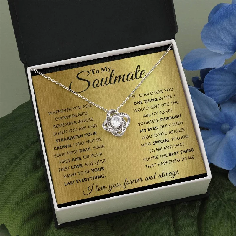 Flash Deals On Fine Jewelry – Shop Before It's Gone To My Soulmate - Forever & Always - Love Knot Necklace Message Card for Soulmate Flash Deals On Fine Jewelry – Shop Before It's Gone To My Soulmate - Forever & Always - Love Knot Necklace Message Card for Soulmate