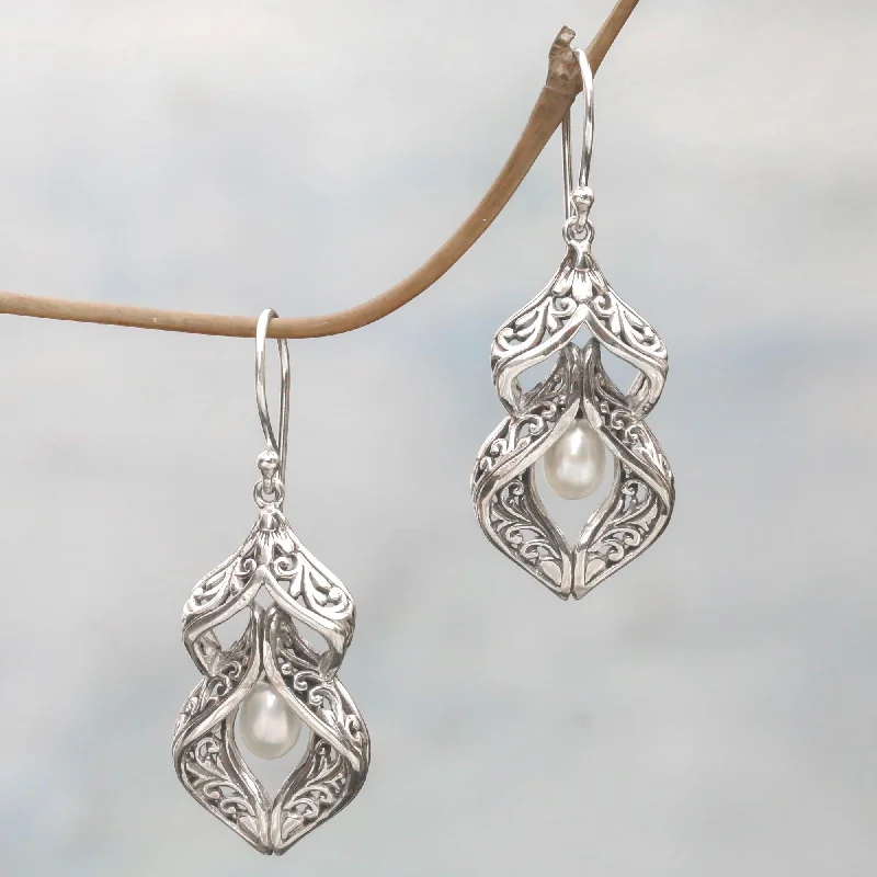 Dazzle With Discounts – Shop Jewelry On Sale White Pearl Sterling Silver Dangle Earrings Dazzle With Discounts – Shop Jewelry On Sale White Pearl Sterling Silver Dangle Earrings