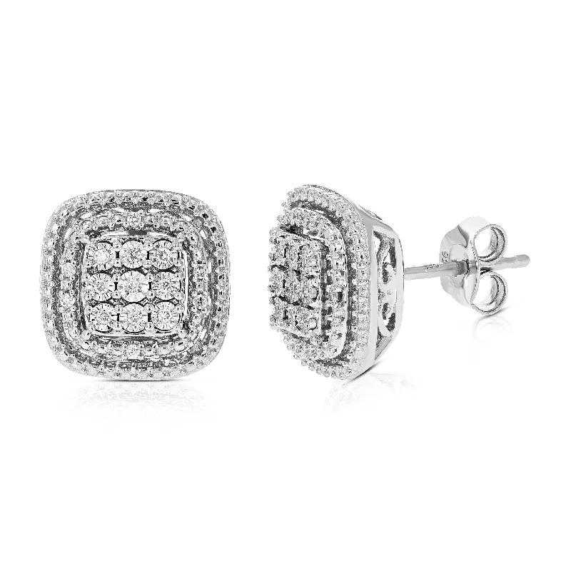 Limited-Stock Jewelry Clearance – Grab Your Favorites Now 1/12 cttw Round Cut Lab Grown Diamond Stud Earrings in .925 Sterling Silver Prong Set Limited-Stock Jewelry Clearance – Grab Your Favorites Now 1/12 cttw Round Cut Lab Grown Diamond Stud Earrings in .925 Sterling Silver Prong Set